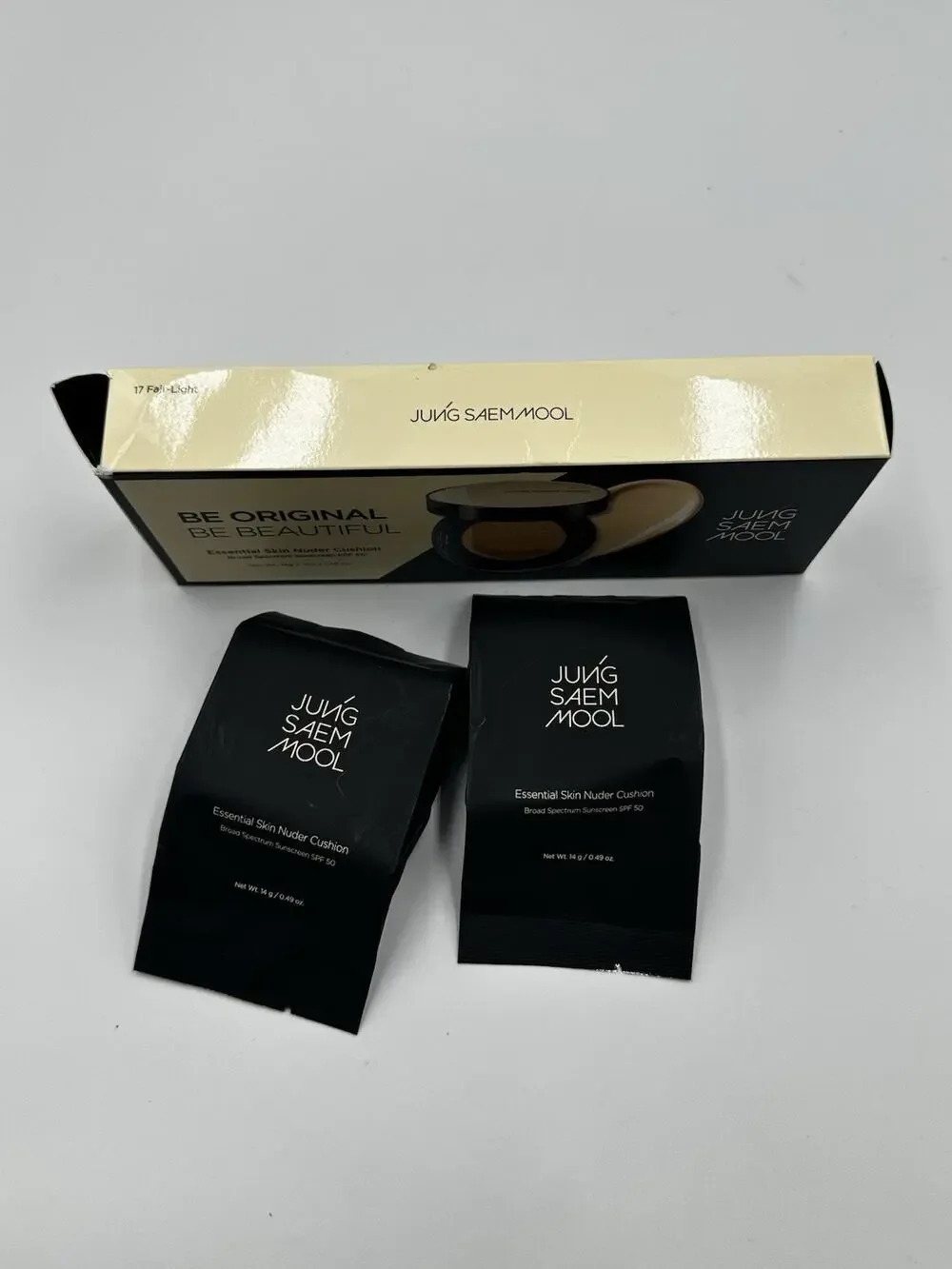 Jung Saem Mool Essential Skin Nuder Cushion Set of 2 Refills 17 Fair Light